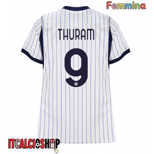 Inter Milan Marcus Thuram #9 Seconda Maglia Femmina 2026-27 Manica Corta